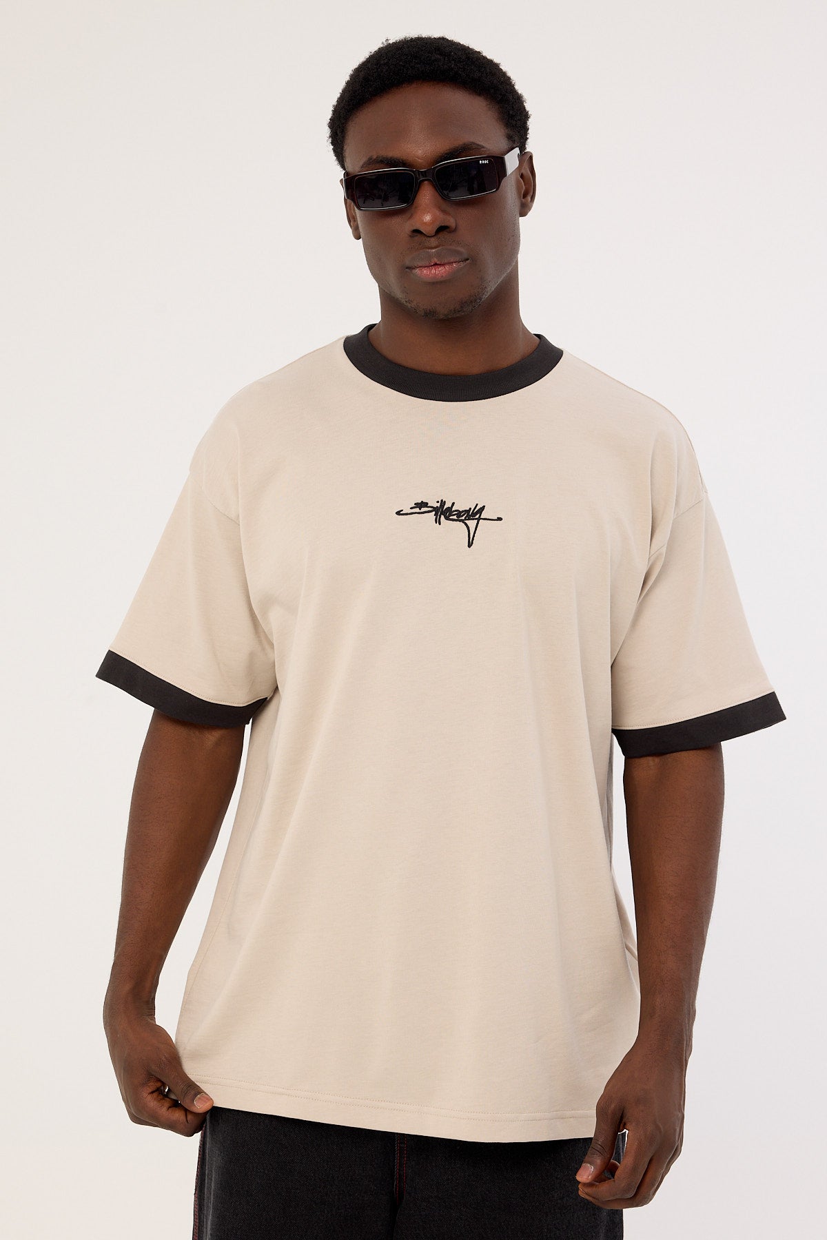 Billabong Script Ringer OG Tee Stone