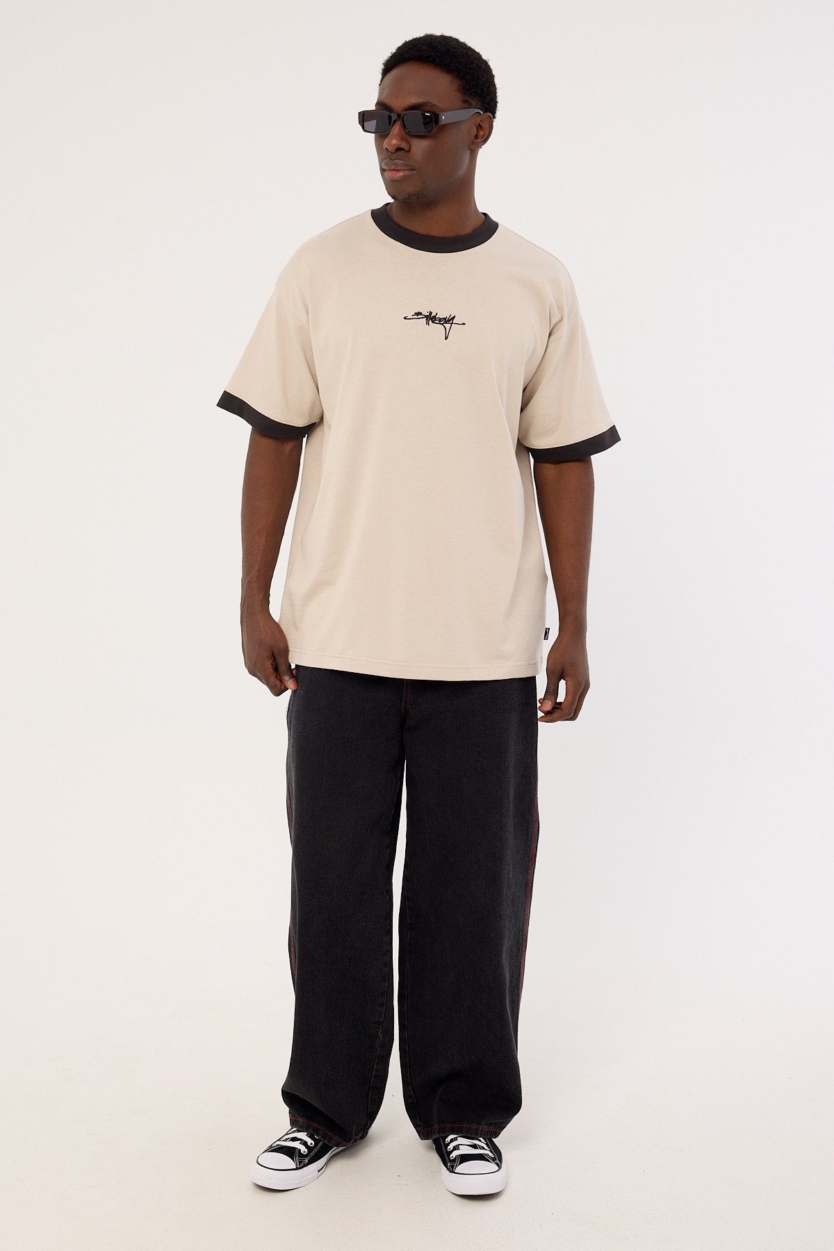 Billabong Script Ringer OG Tee Stone