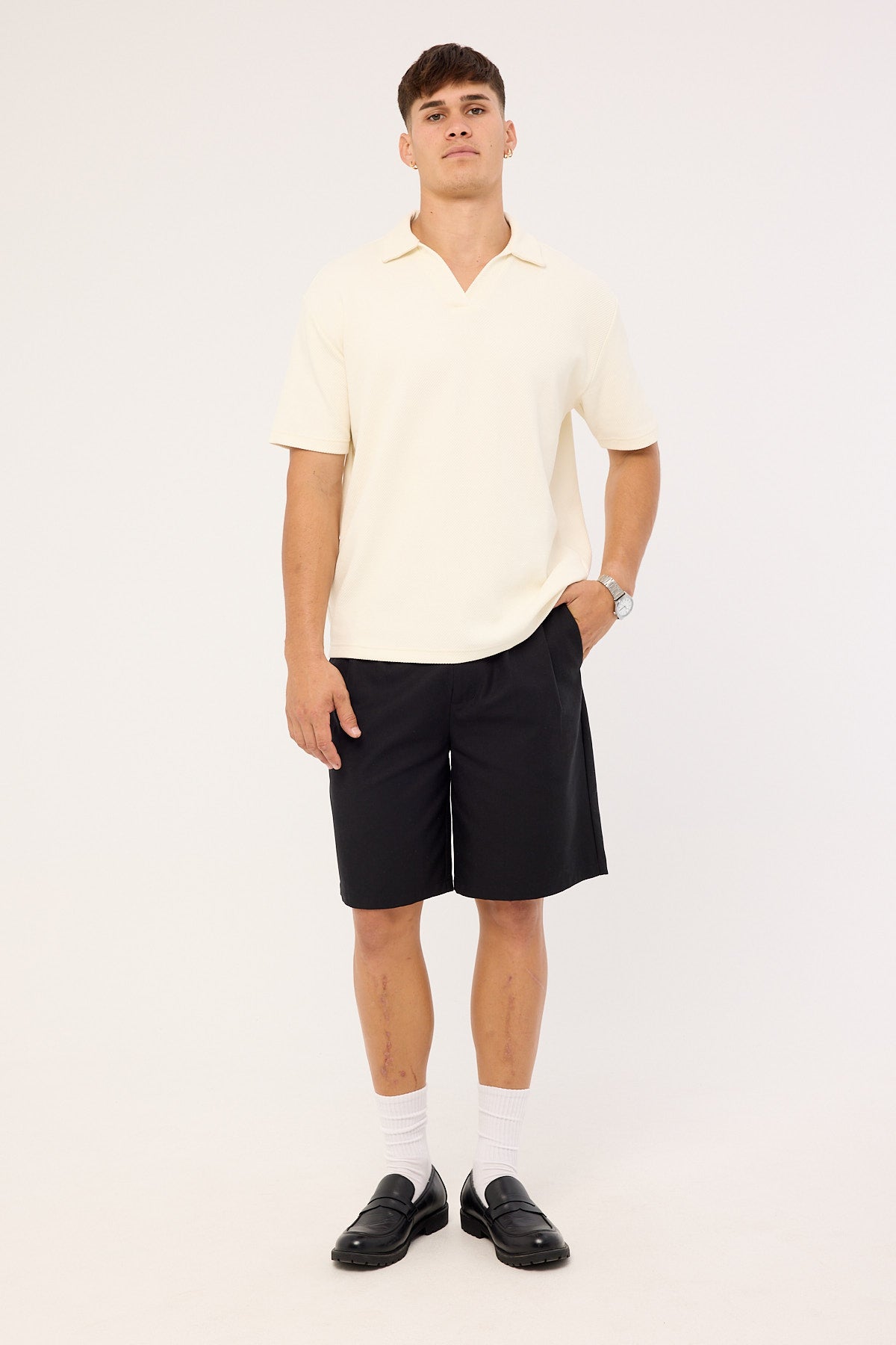 Common Need Jaxon Baggy Tailored Short Black
