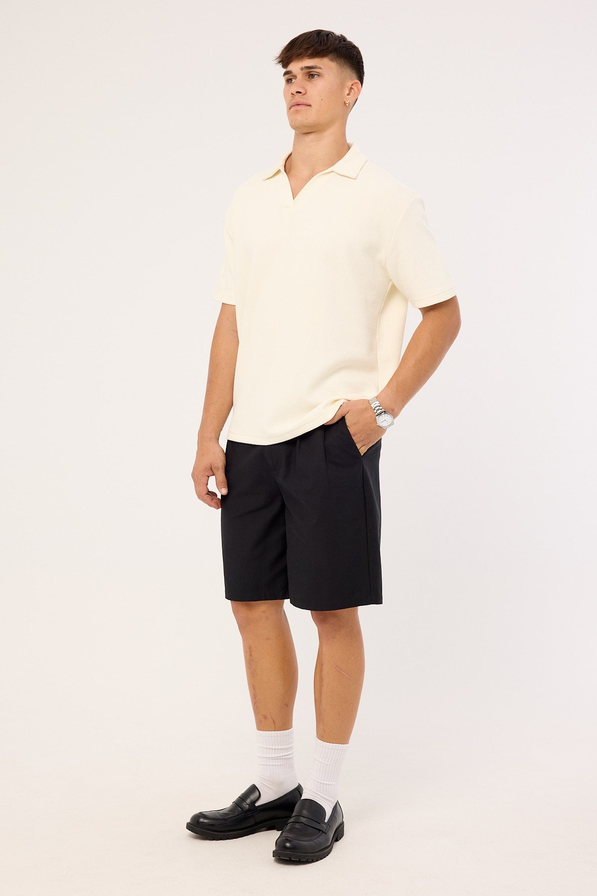 Common Need Jaxon Baggy Tailored Short Black