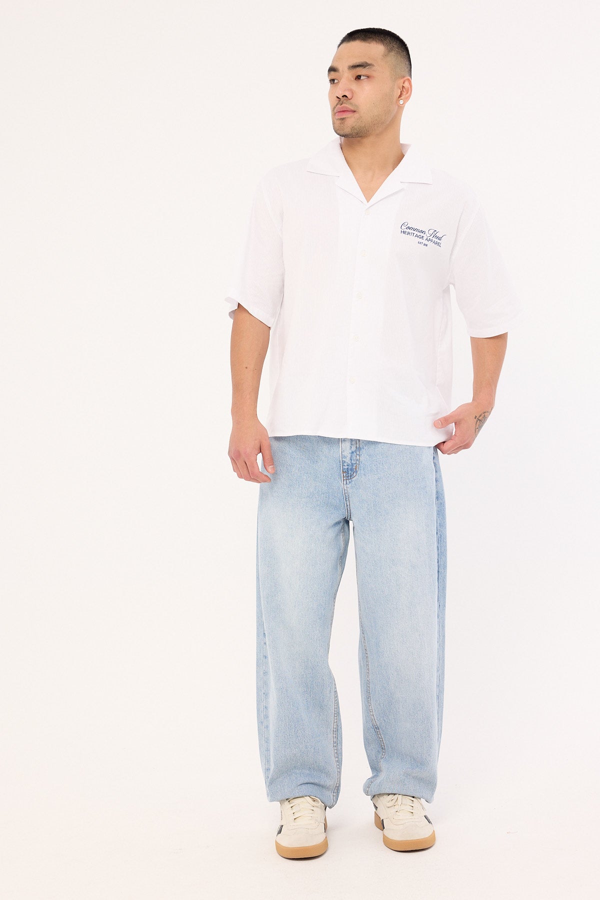 Common Need Concord Baggy Jean Fog Blue