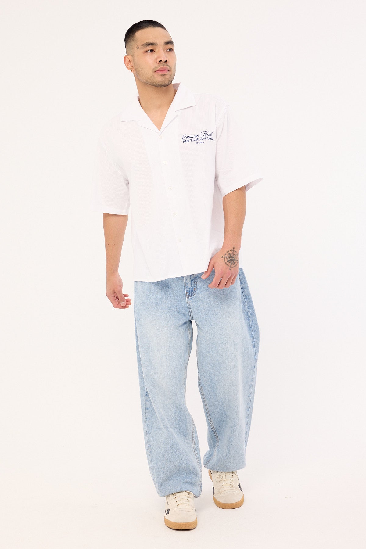 Common Need Concord Baggy Jean Fog Blue