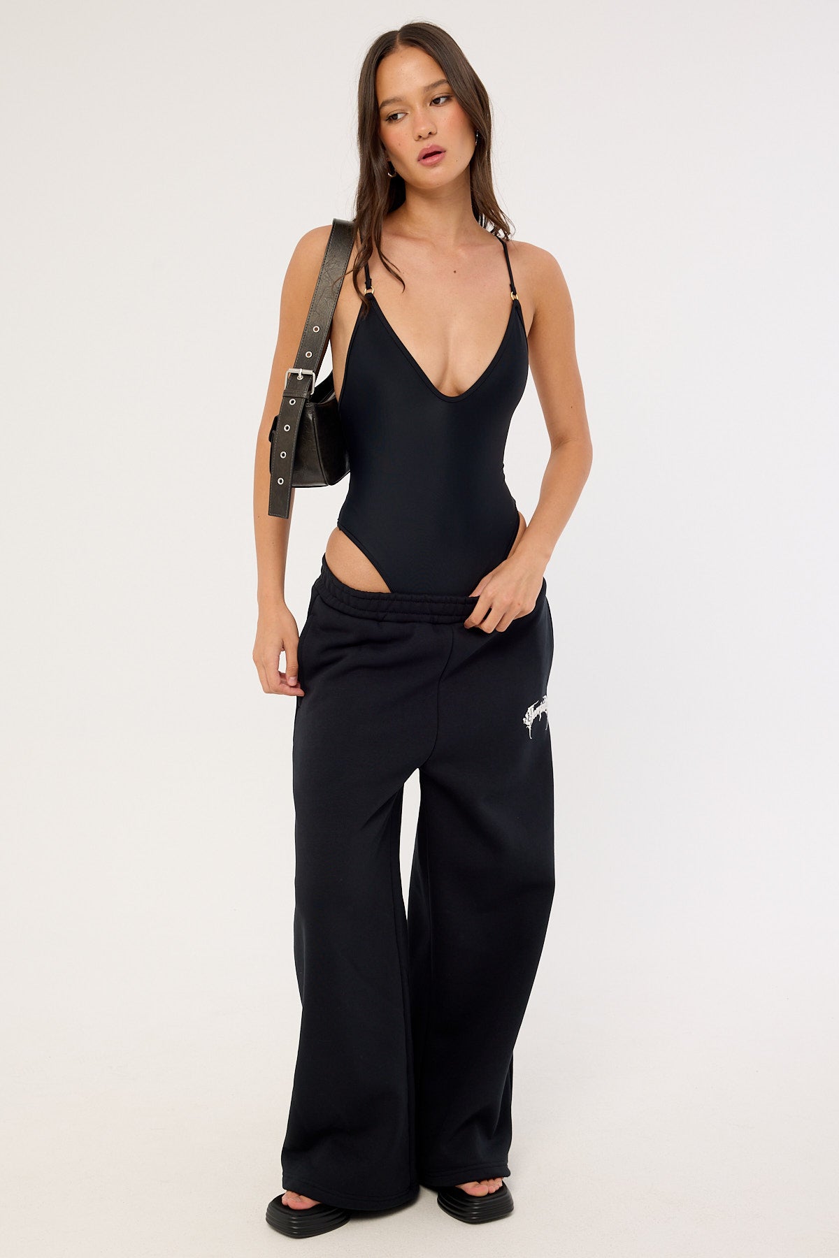 Neovision Sanctum Straight Leg Trackpant Black