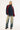 Rusty Two Tides Zip Through Sherpa Fleece Navy/Red
