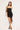 Luck & Trouble Bowie Polka Tie Mini Dress Black