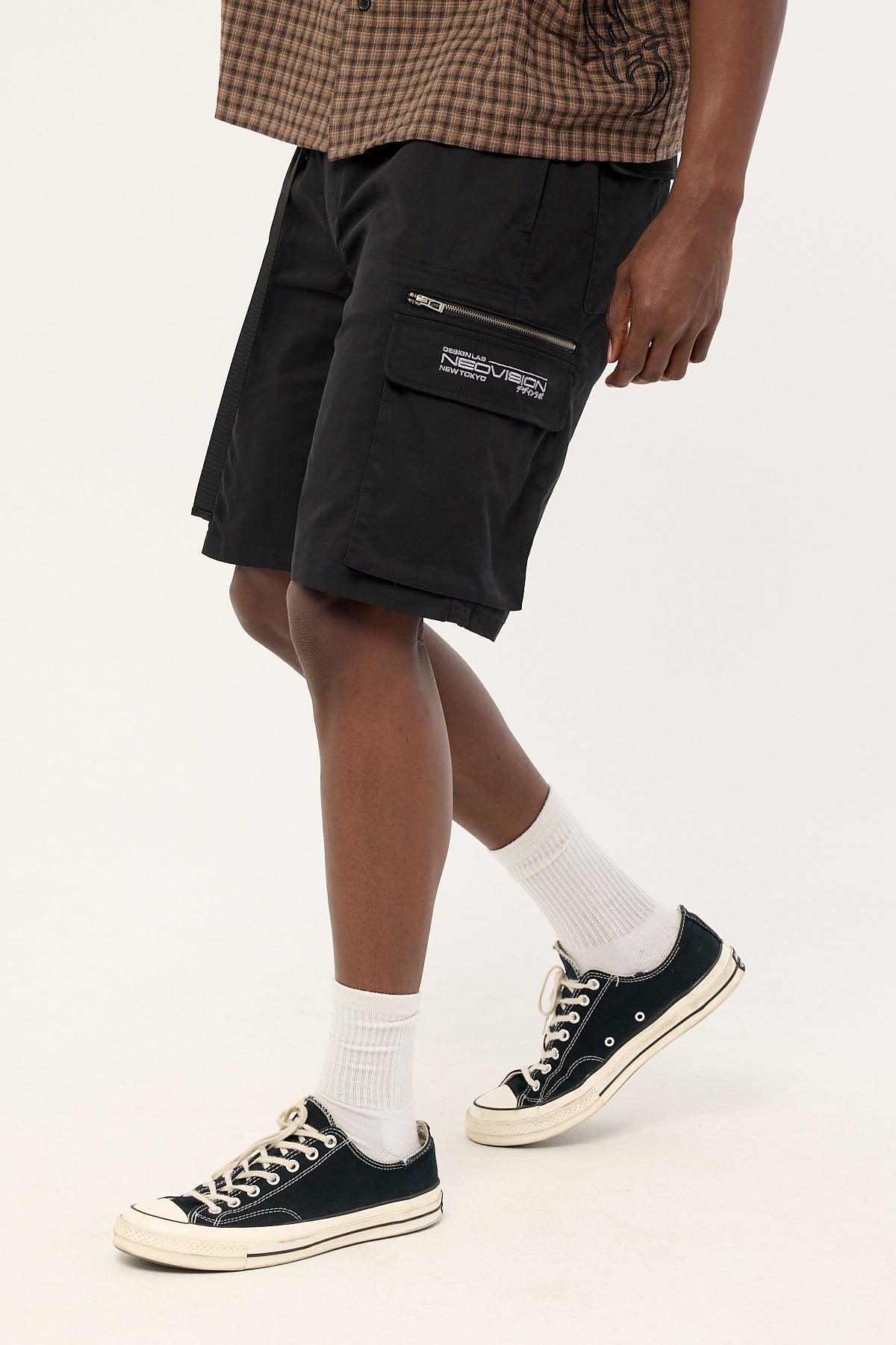 Neovision Neotek Elastic Waist Cargo Short Black