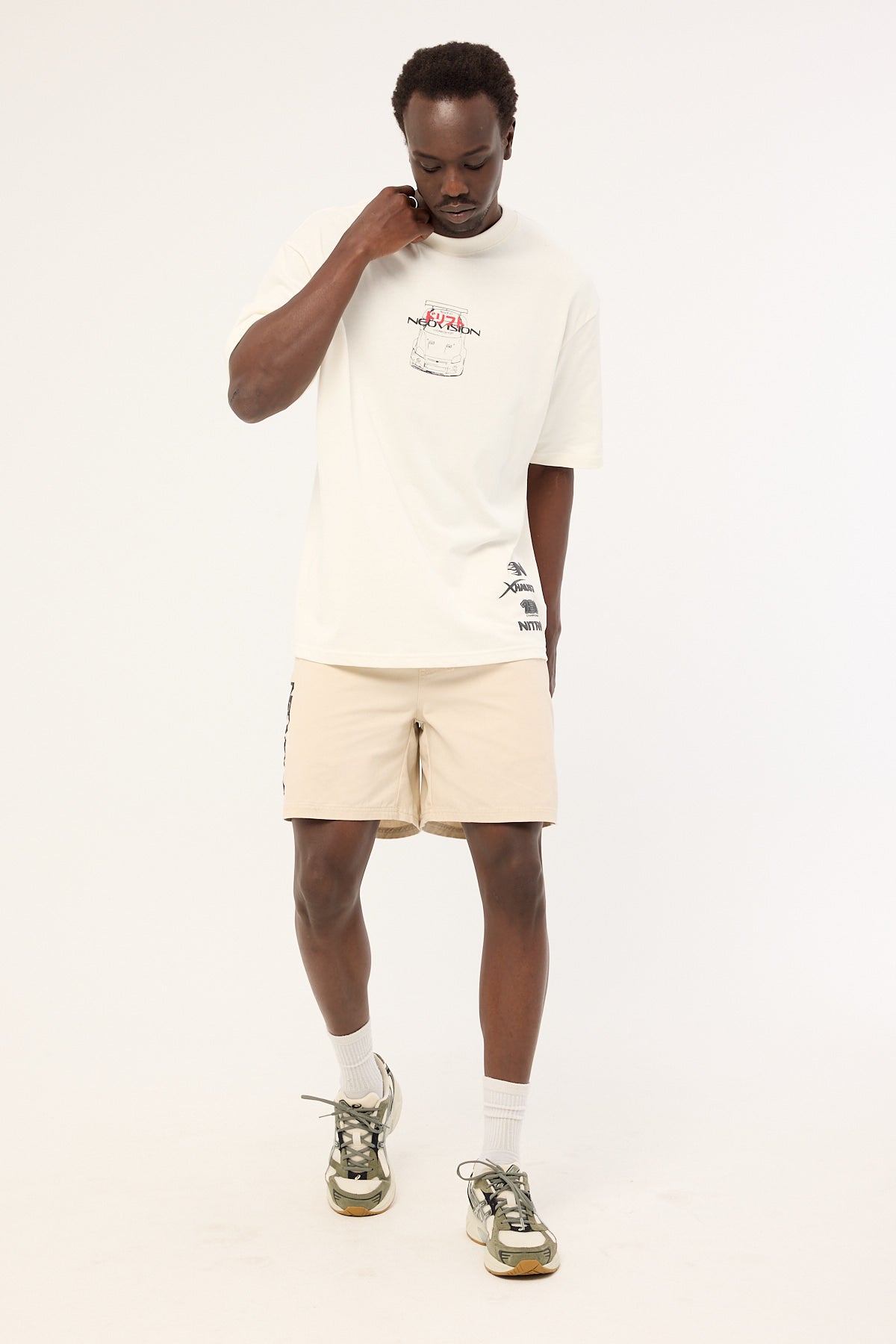 Neovision Mural Elastic Waist Short Granite