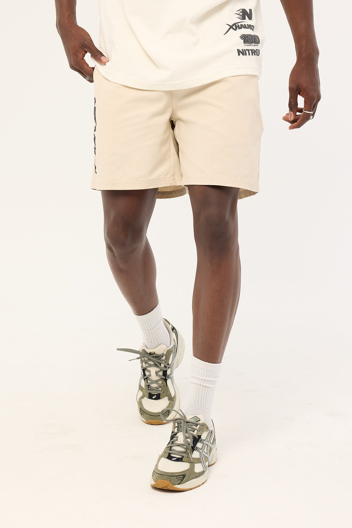 Neovision Mural Elastic Waist Short Granite