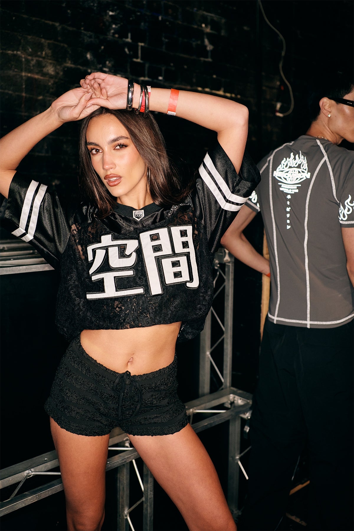 Neovision Netrif Lace V Neck Jersey Black