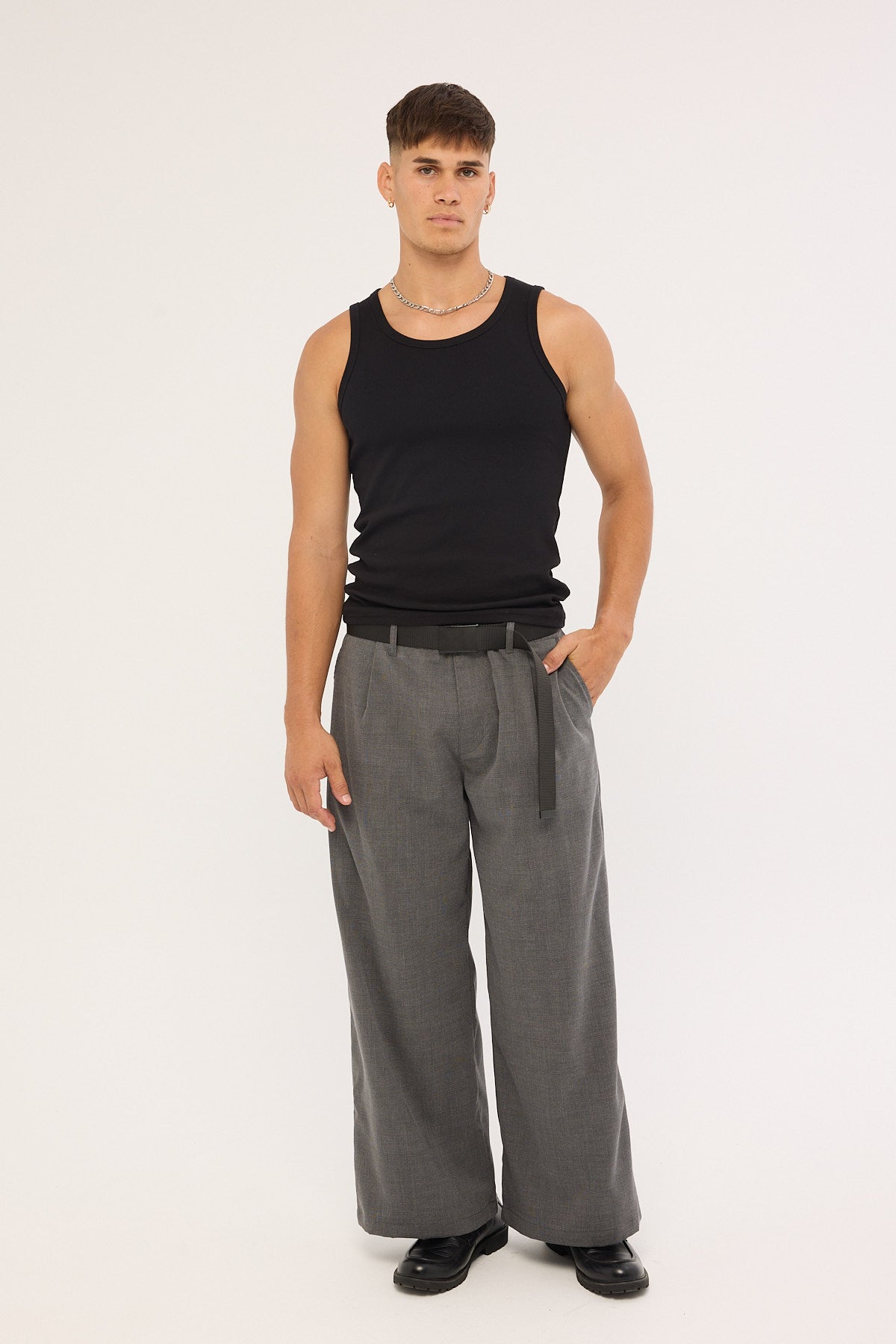 Neovision Desolate Tailored Trouser Grey Check