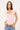 L&t Cap Sleeve Scoop T-shirt Pink