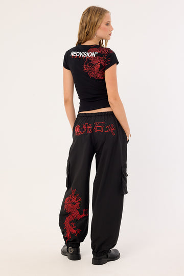 Neovision Sumi Dragon Cargo Pant Black