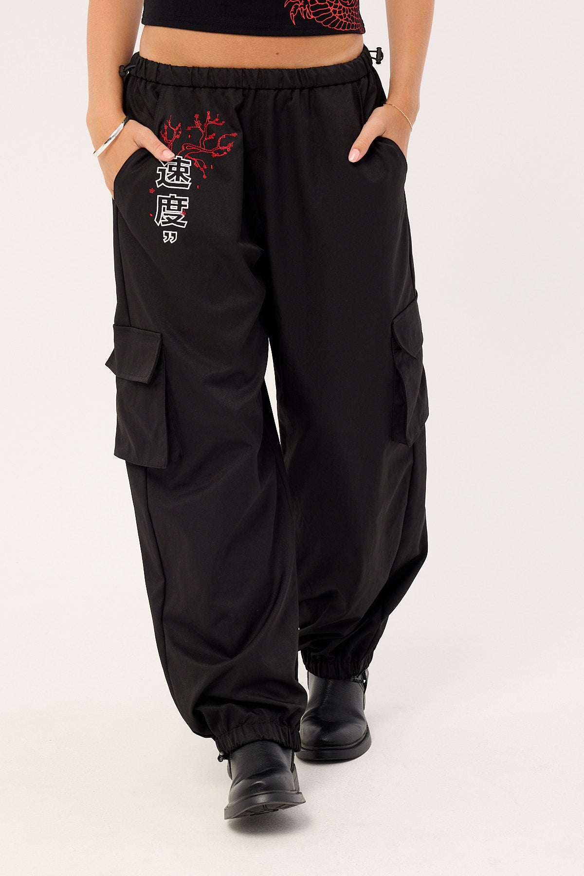 Neovision Sumi Dragon Cargo Pant Black