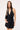 Luck & Trouble Raven Mid Rise Pleated Skort Black