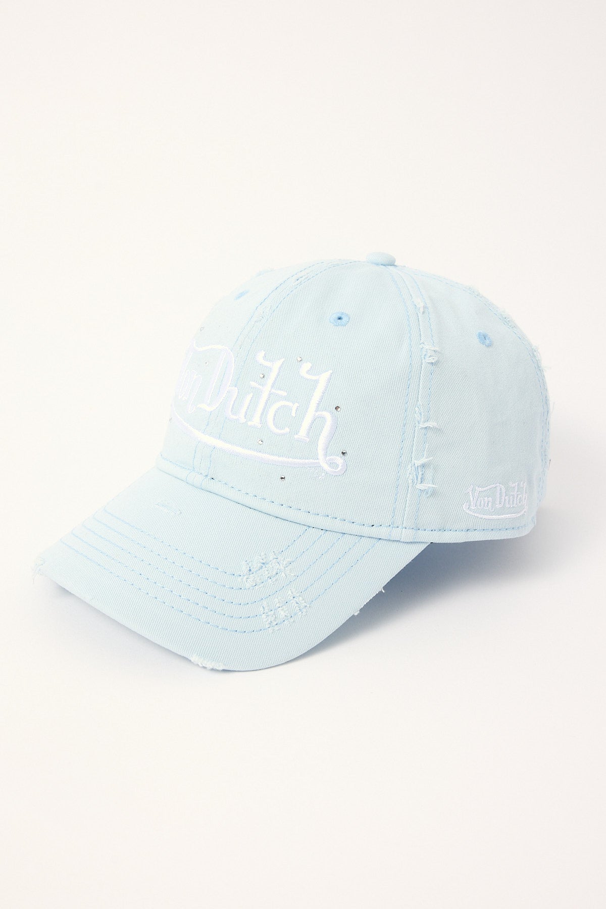 Von Dutch Baby Blue Diamonte Cap Blue