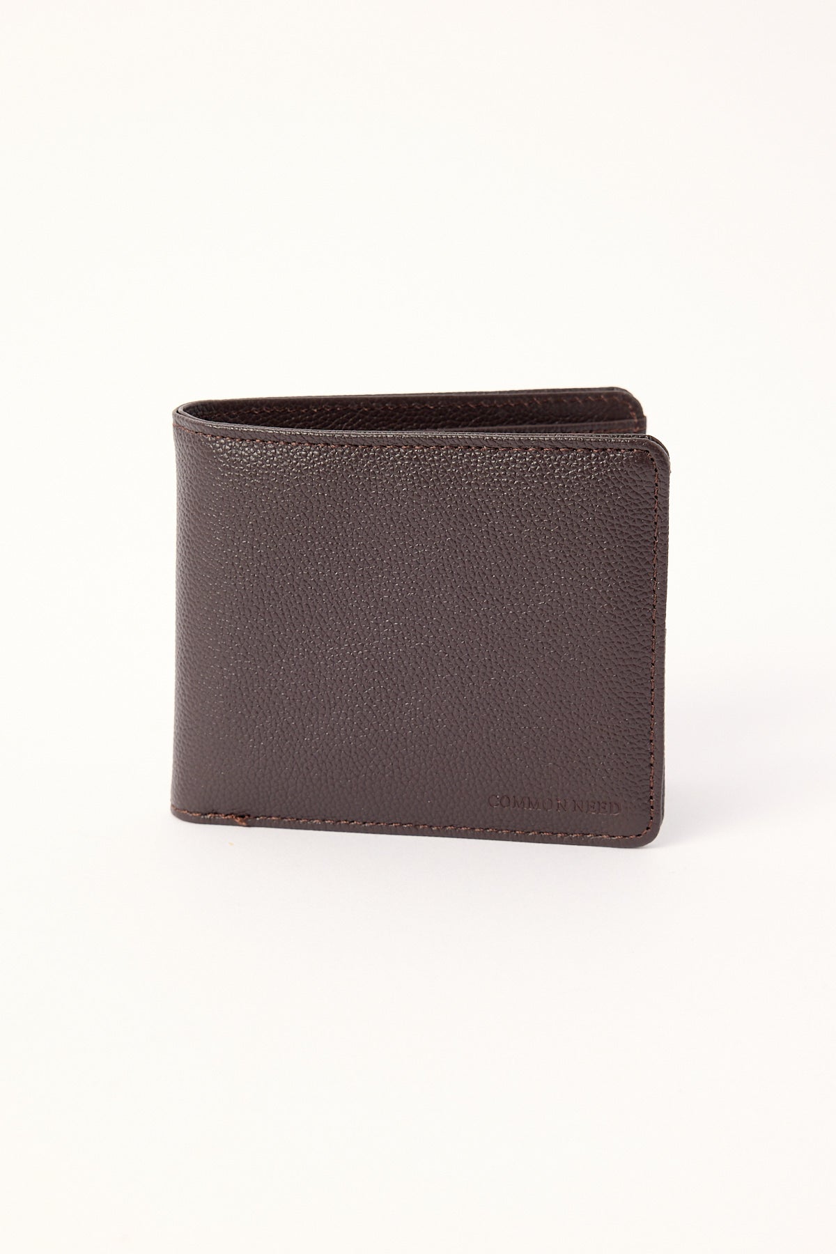Common Need Classic Bi-Fold Wallet Brown