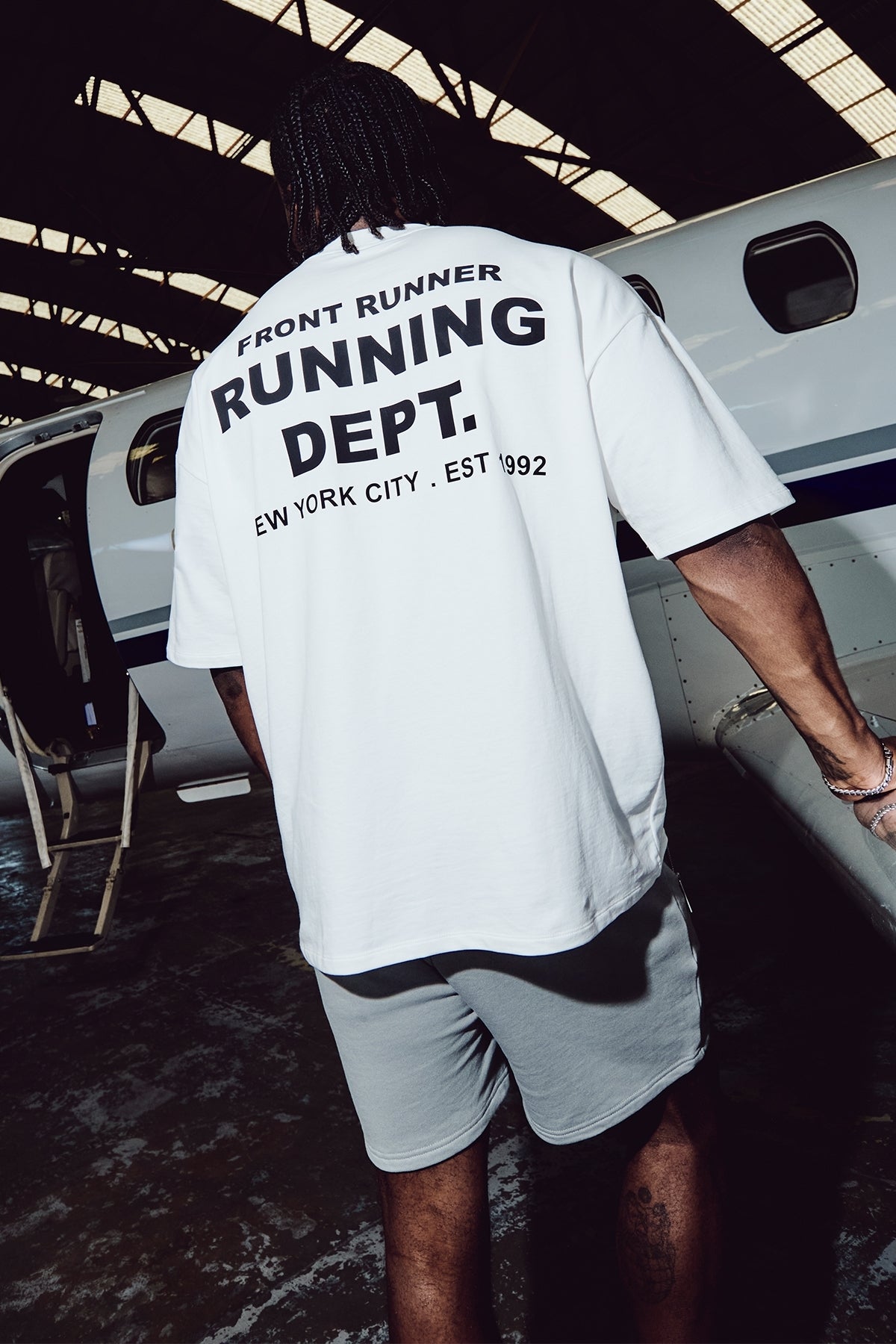 Front Runner Running Dept Tee White