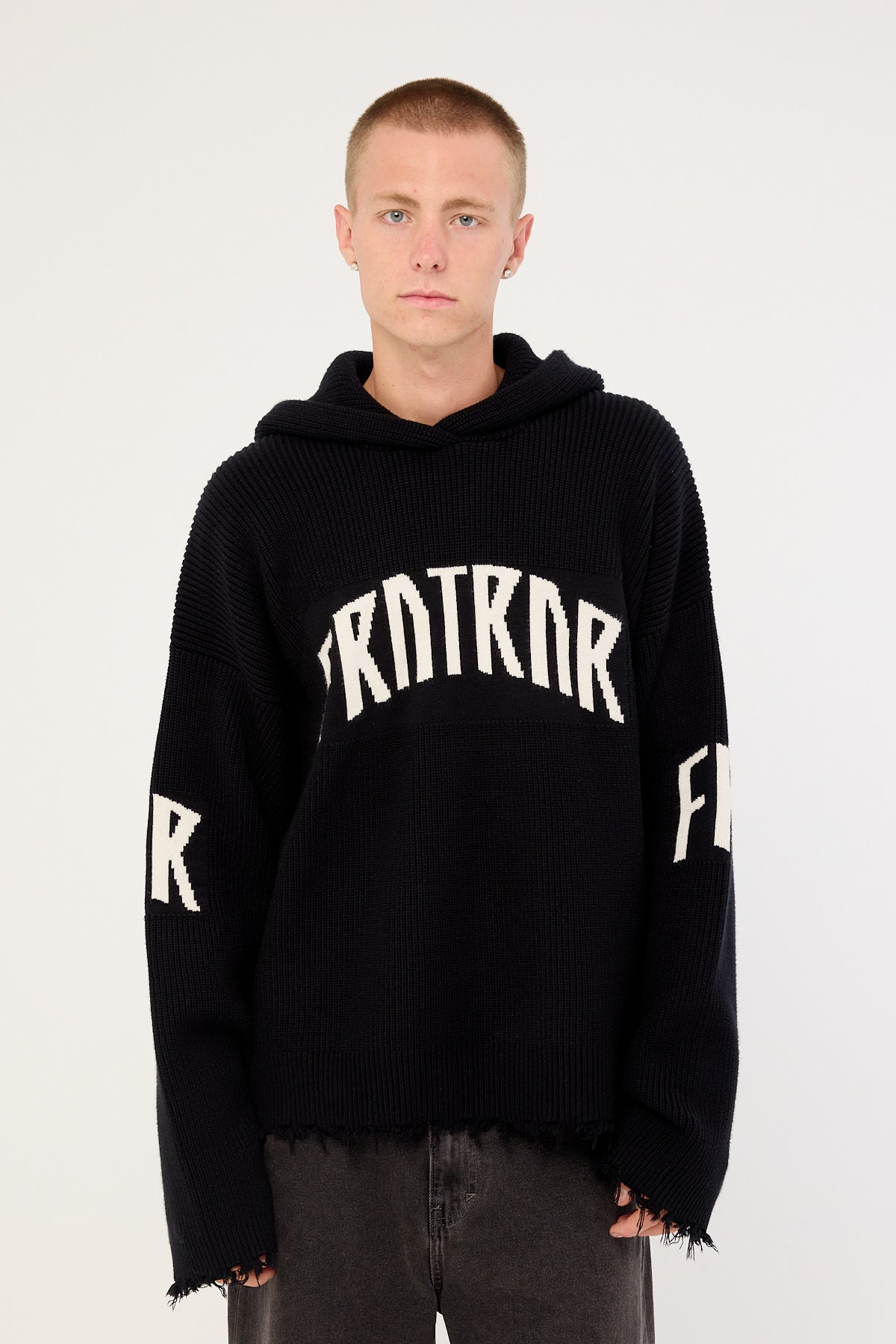 Front Runner FRNTRNR Knit Hoodie Black