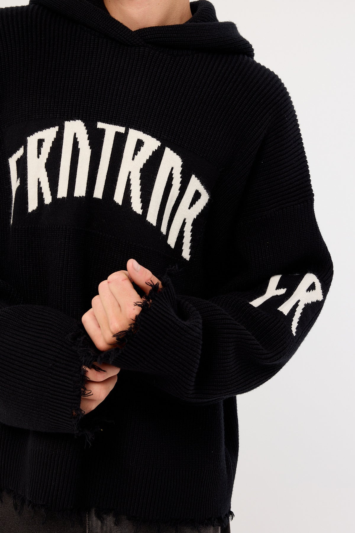 Front Runner FRNTRNR Knit Hoodie Black