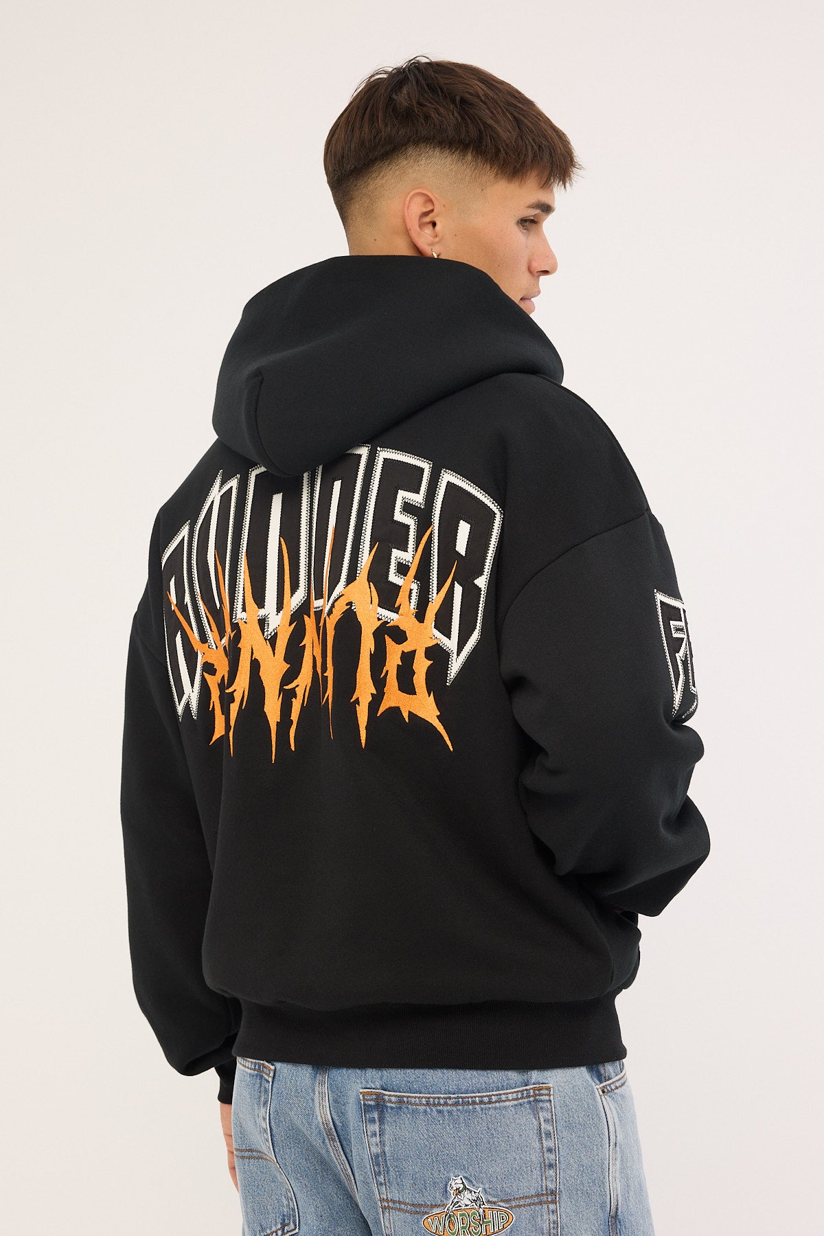 Front Runner Razor Hoodie Black/Mandarin