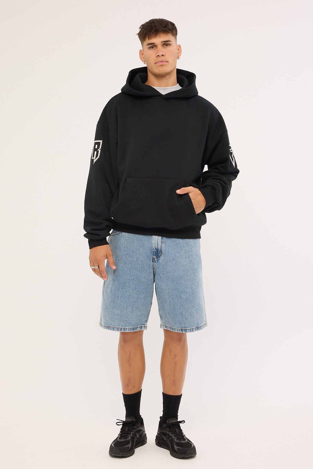 Front Runner Razor Hoodie Black/Mandarin