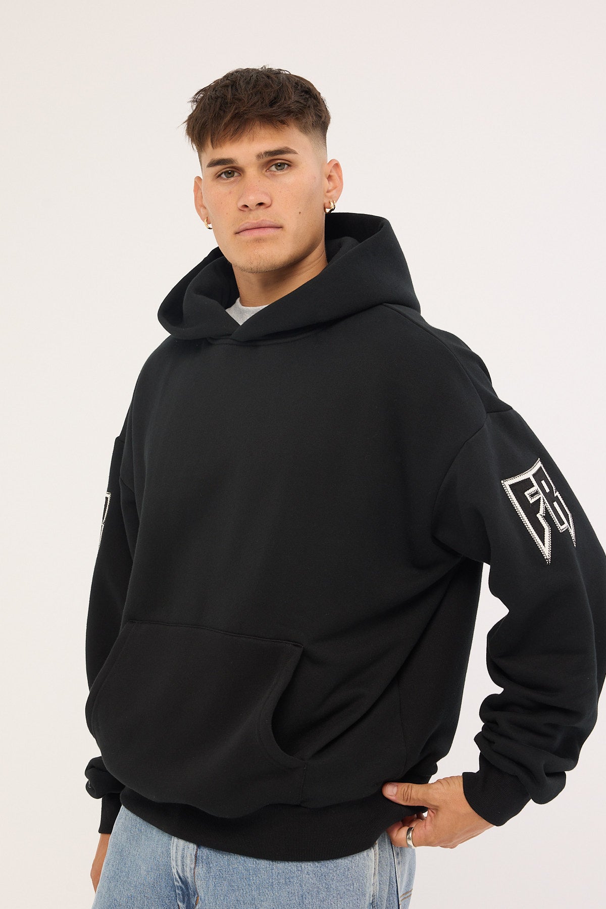 Front Runner Razor Hoodie Black/Mandarin