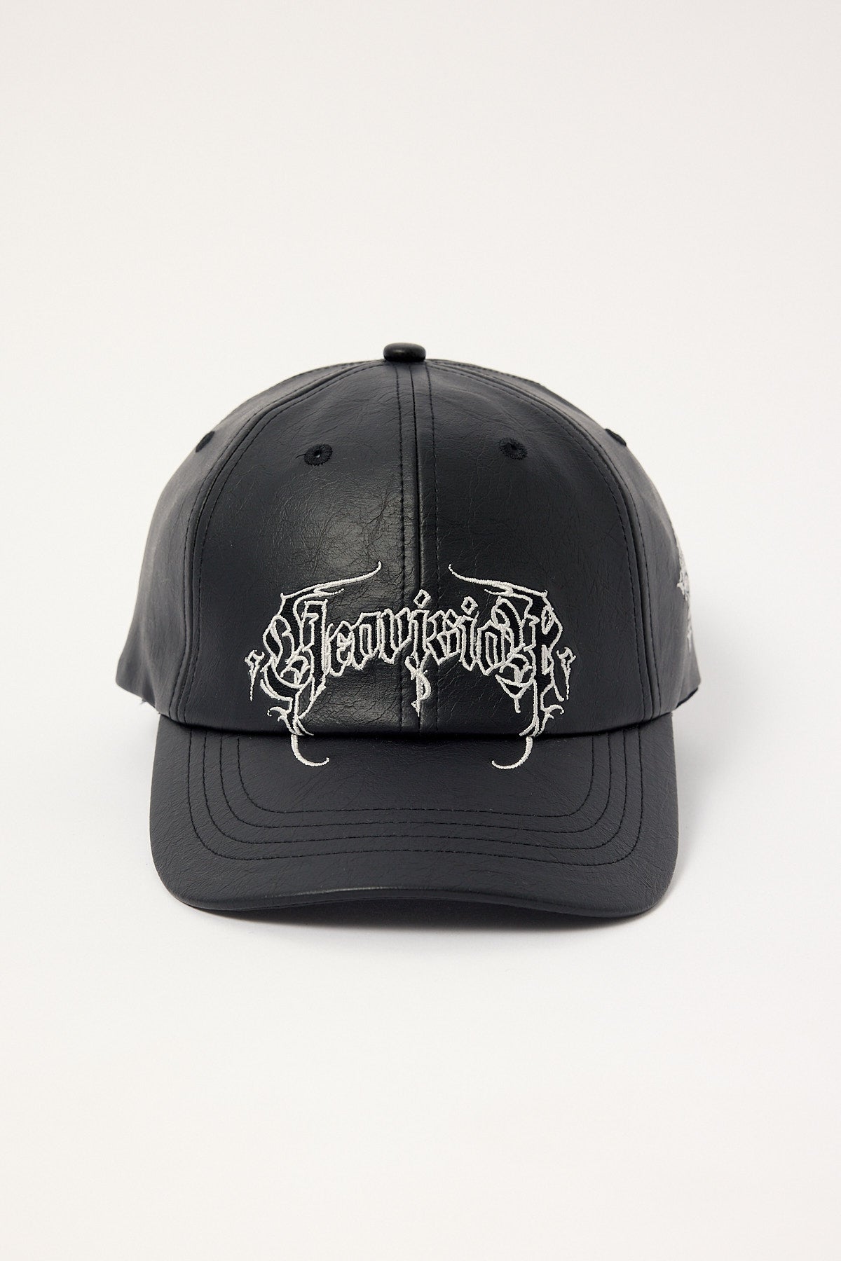 Neovision Sanctum PU Leather Dad Cap Washed Black