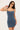 Thrills Rib Seam Mini Dress Dark Slate
