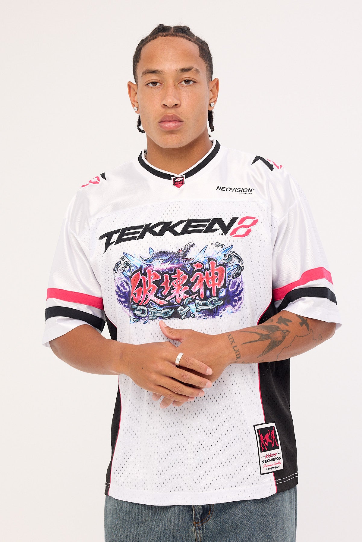 Neovision Destruction V Neck Jersey White