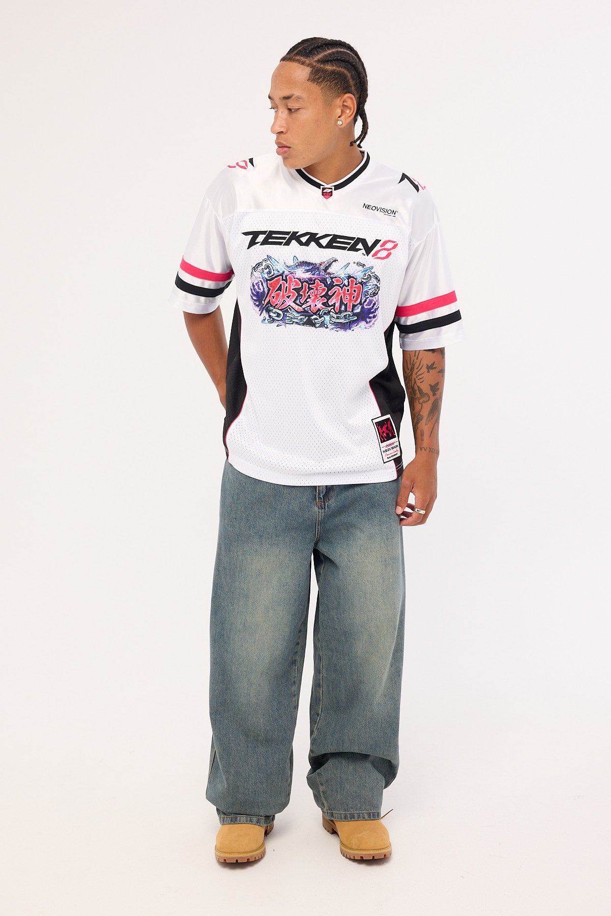 Neovision Destruction V Neck Jersey White