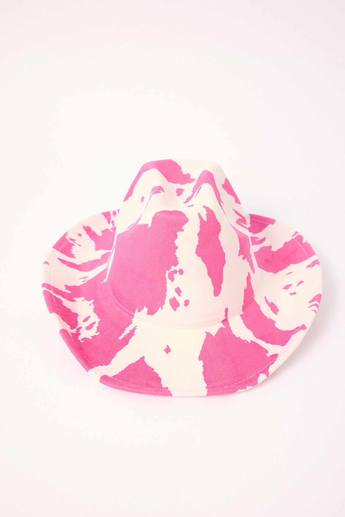 Token Tallow Cowboy Hat Pink Print
