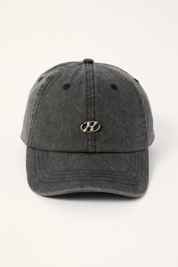 Neovision Metal  Hardware Dad Cap Washed Black