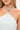 Perfect Stranger Ariel Beaded  Halter Top Light Blue