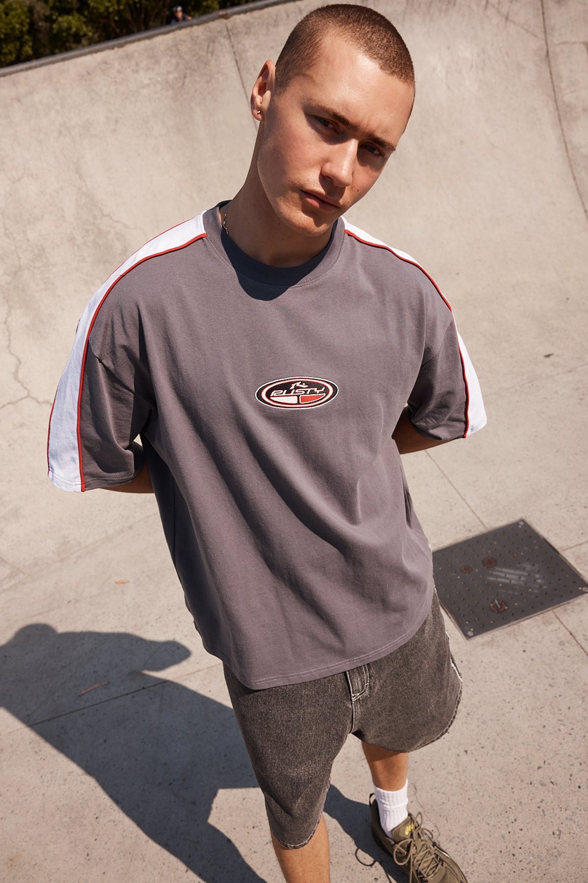 Rusty Faden 4Eva Tee Steel