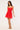 Perfect Stranger Ellis Shirred Mini Dress Red