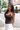 L&t Contrast Bind Halter Top Brown