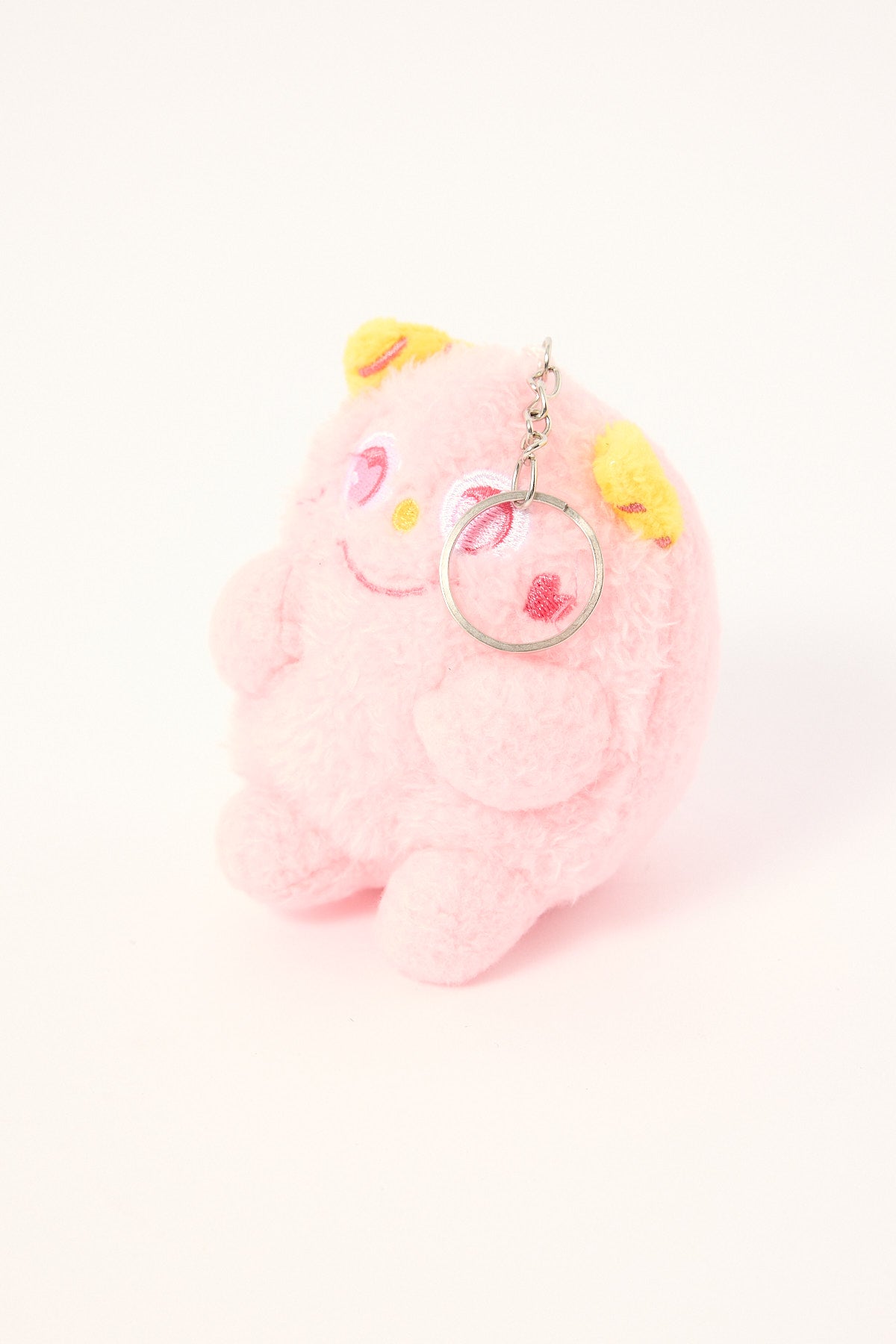 Token Little Monster Keyring Pink