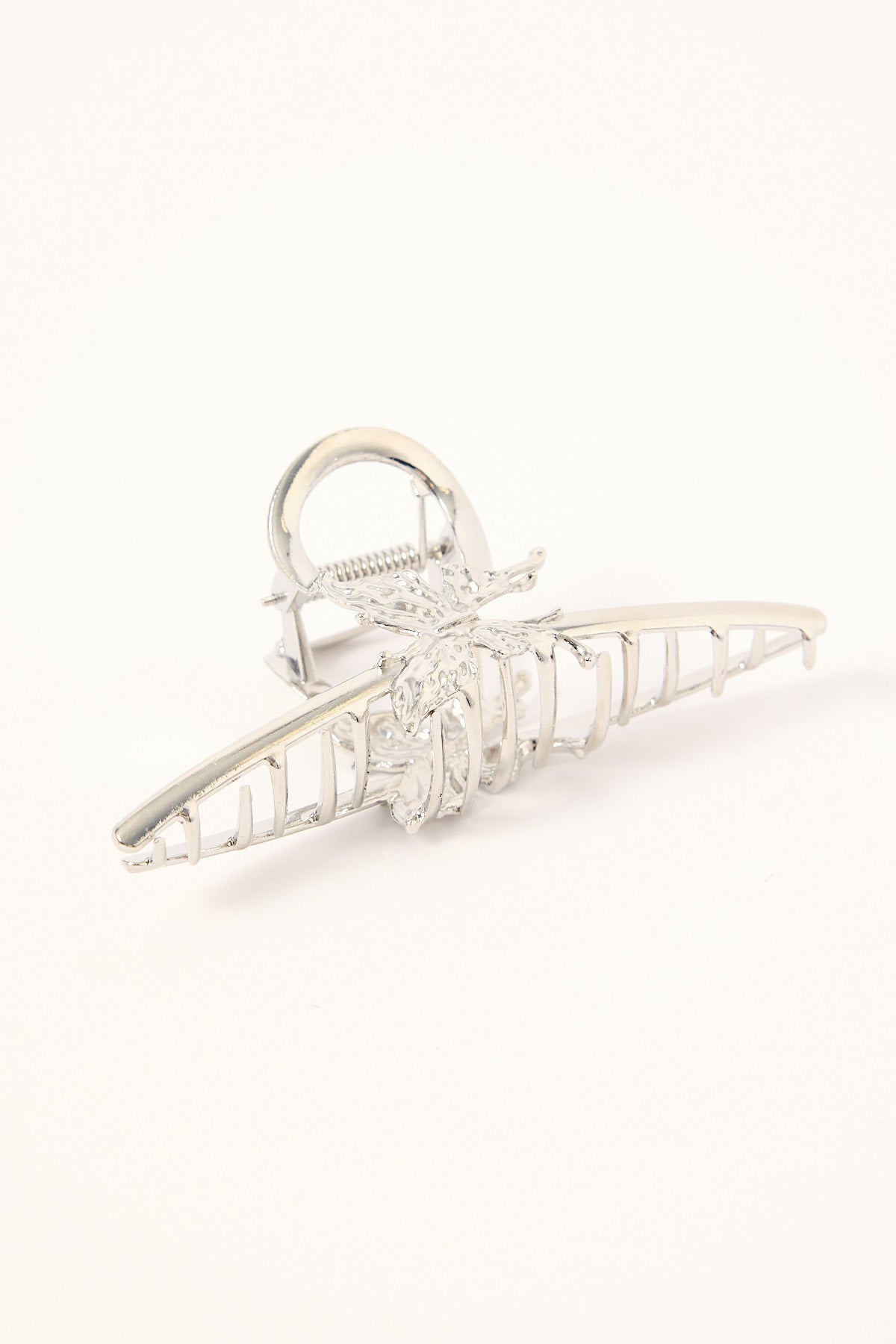 Neovision Y2K Flutter Hair Claw Clip Silver