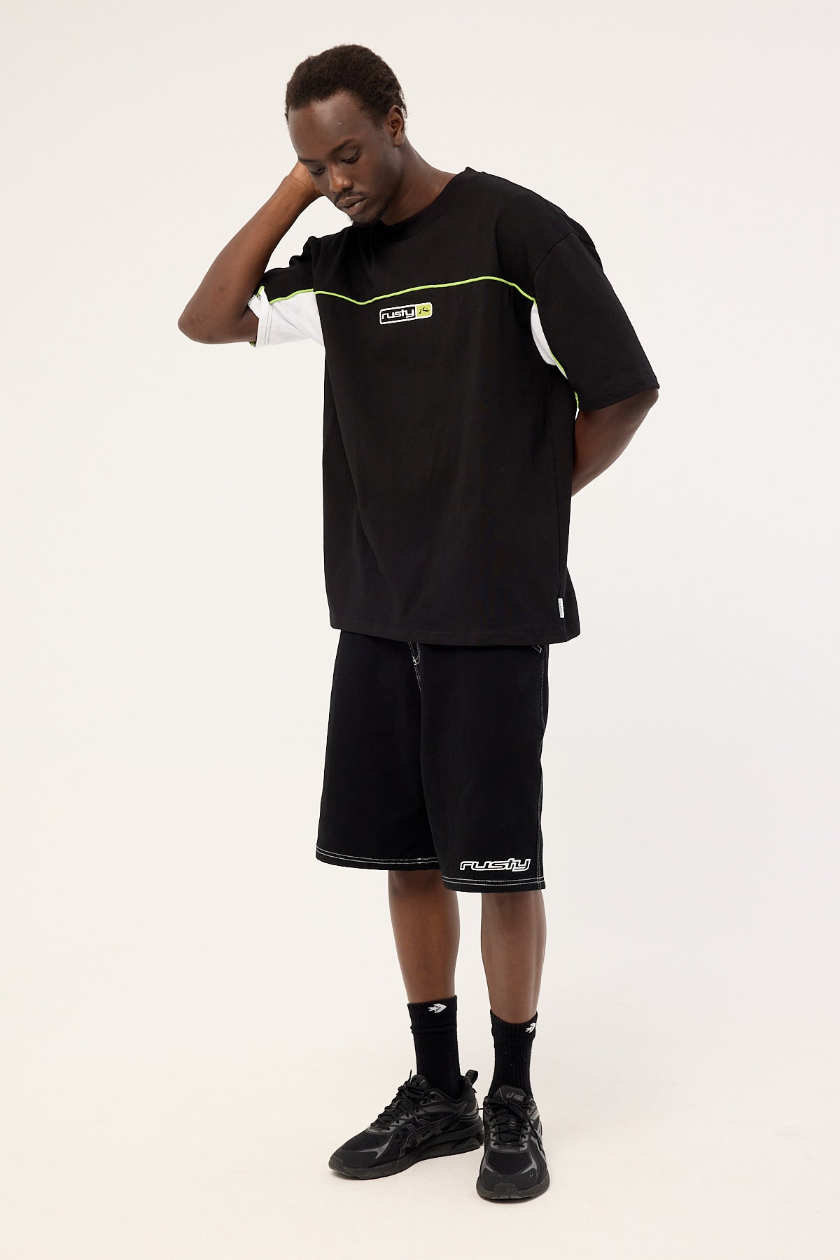 Rusty Baggus Elastic Short Black