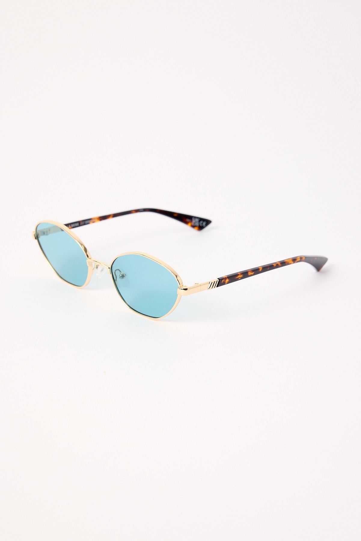 Le Specs Le Bebe Gold Aqua Mono