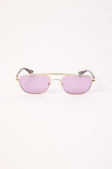 Le Specs Le Mimi Gold Violet Mono