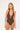Perfect Stranger Finley Beaded Halter One Piece Brown