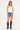 Rusty Carmelo Contrast Cami Top Retro Blue &amp; White