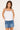 Rusty Carmelo Contrast Cami Top Retro Blue &amp; White