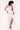 Luck & Trouble Malia Strapless Asymmetrical Midi Dress Pink