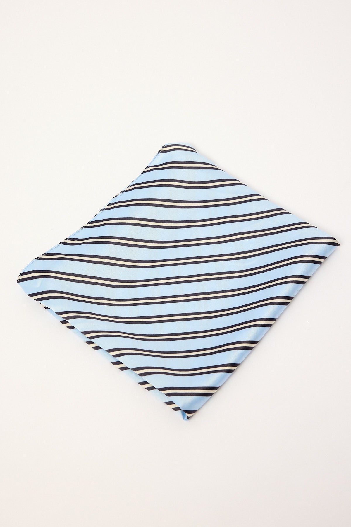 Luck & Trouble Mediterranean Stripe Scarf Blue Stripe