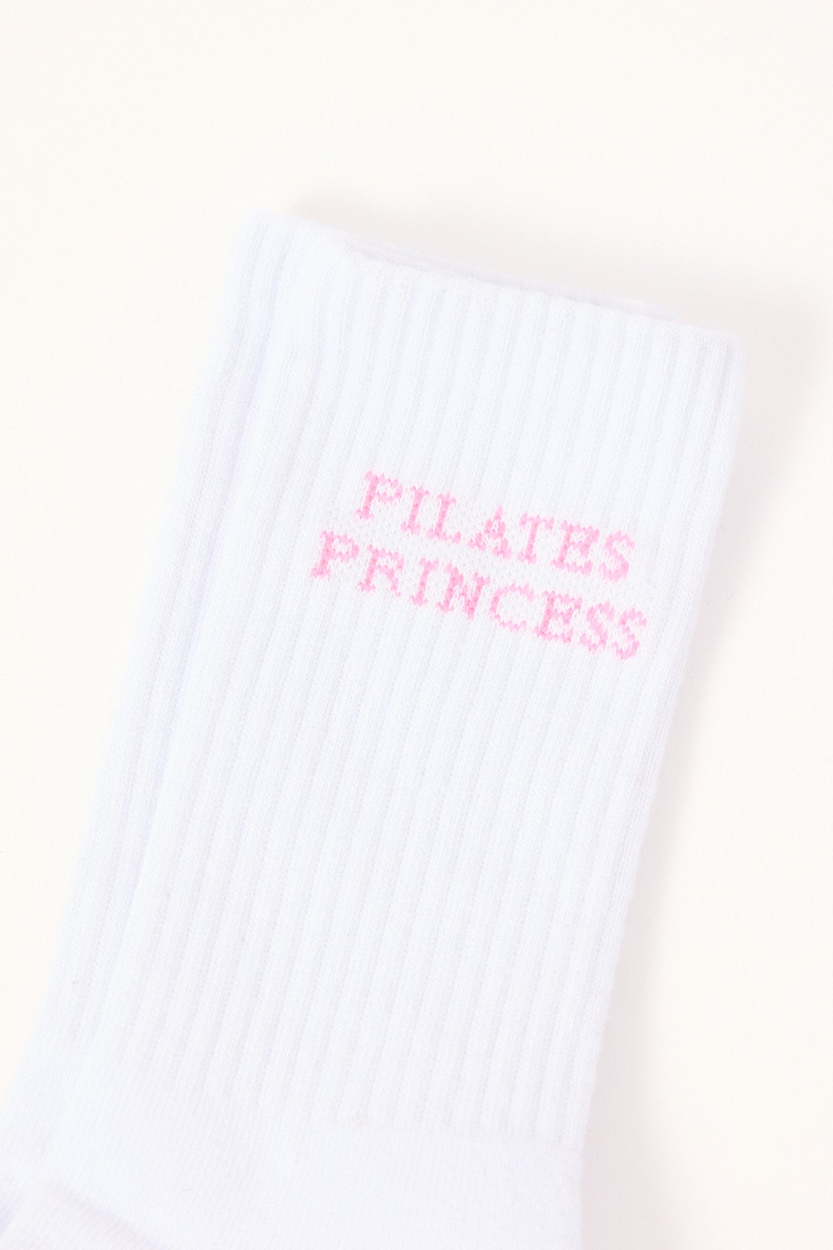 Luck & Trouble Pilates Princess Sock White