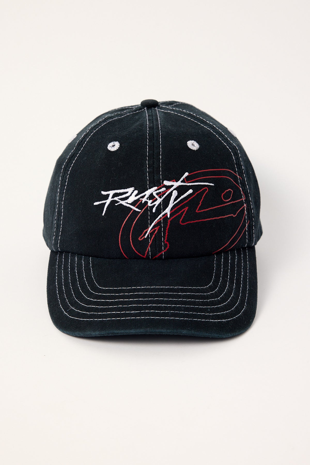 Rusty Turbo Hoodus 6 Panel Cap Black