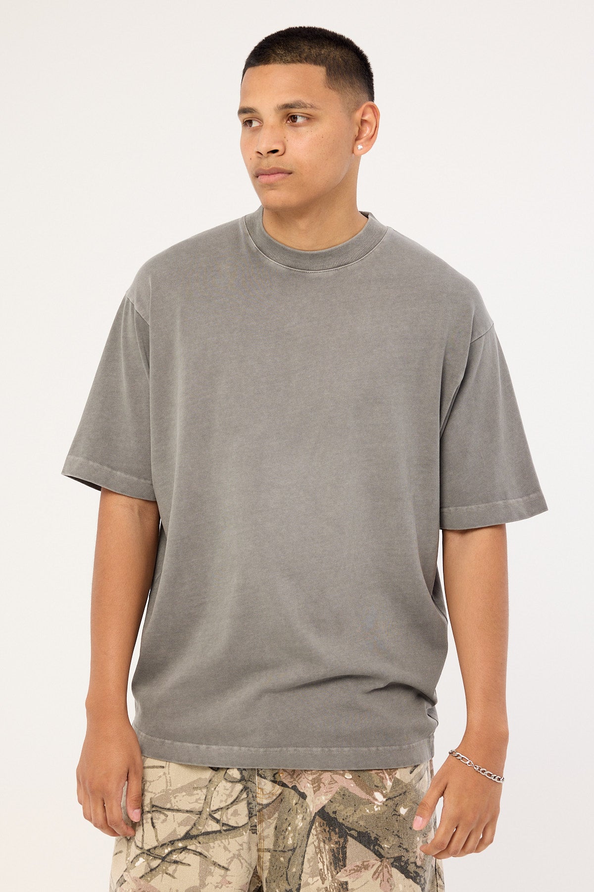 Neovision Nova Base Oversize Super Heavy Tee Acid Grey