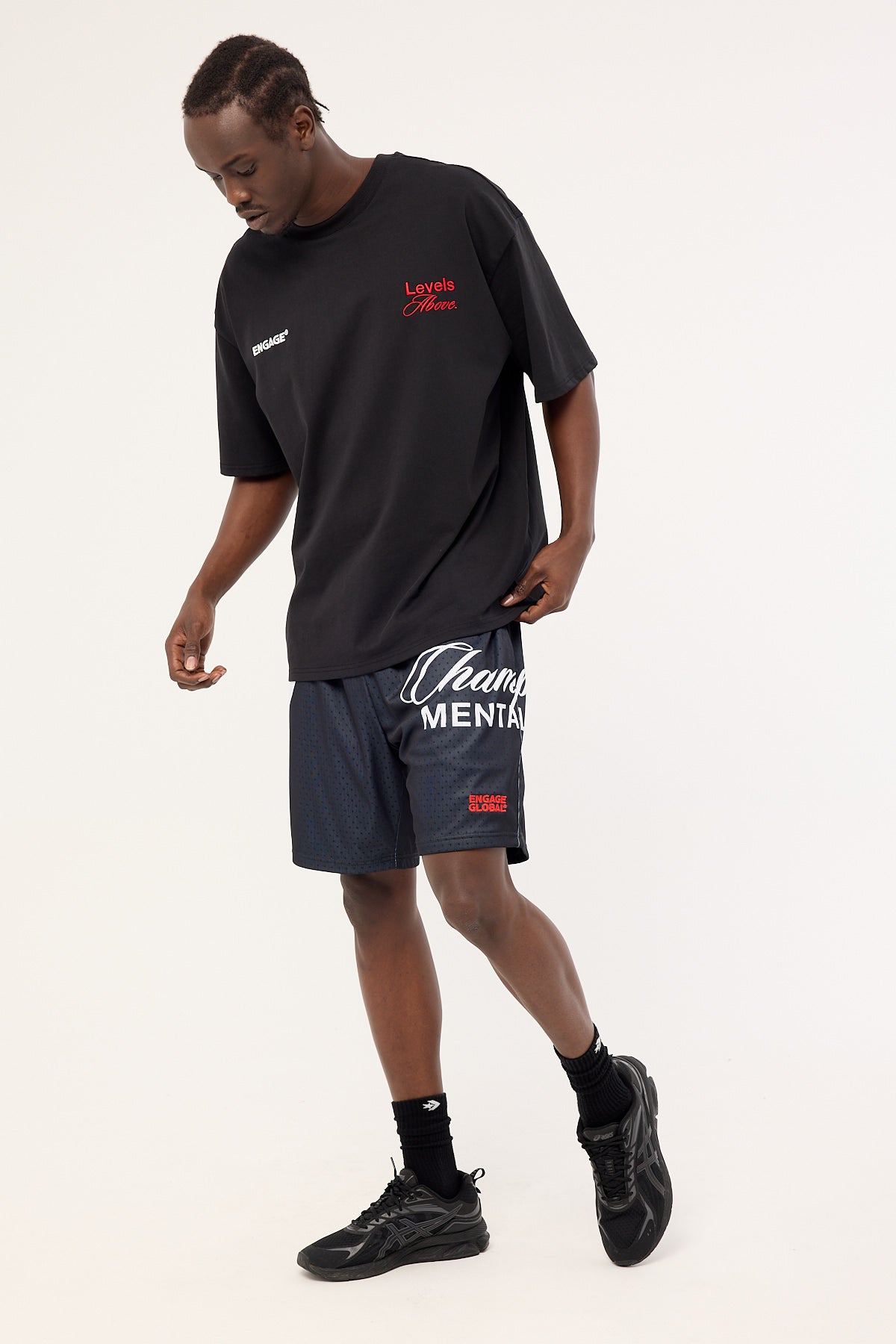 Engage Racer Short Black